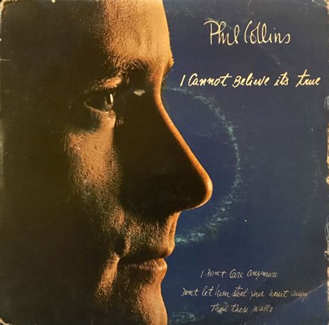 phil collins i cannot believe it's true
